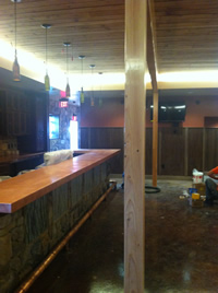 Exposed Timber Columns